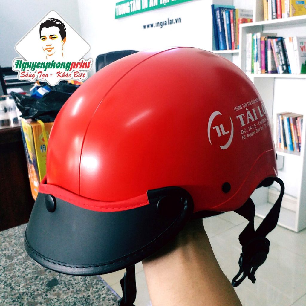 Đặt In Mũ Bảo Hiểm Hội Phú Gia Lai Số Lượng Ít - Giá Rẻ