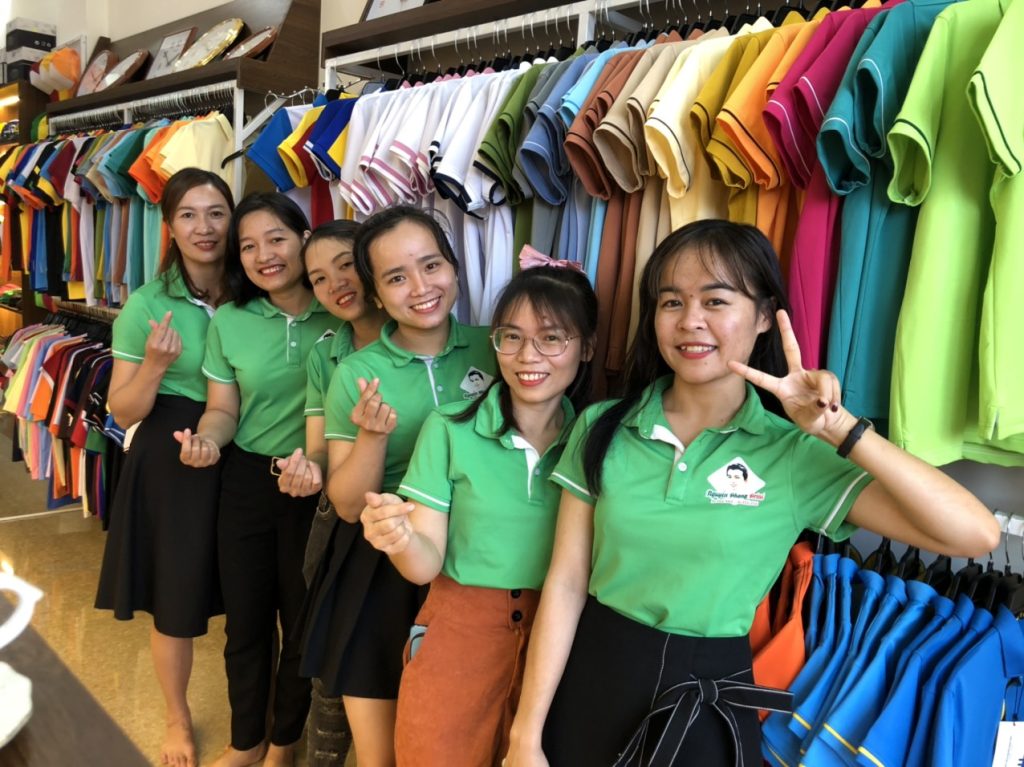 xưởng may in đồng phục giá rẻ gia lai