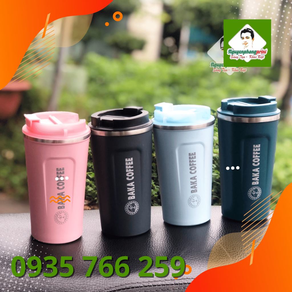 Bình Giữ Nhiệt In Logo Làm Quà Tặng Gia Lai