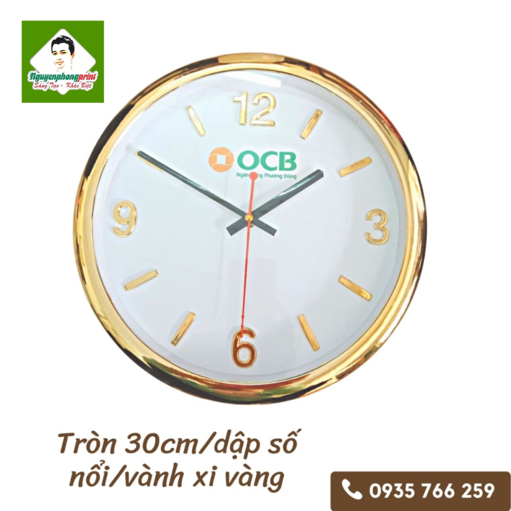 Đồng Hồ Treo Tường Gia Lai | In Đồng Hồ Treo Tường Gia Lai