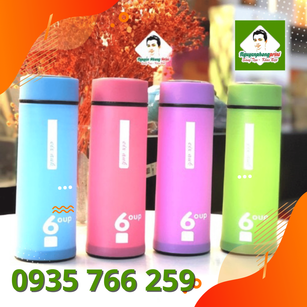 Bình Giữ Nhiệt In Logo Làm Quà Tặng Gia Lai
