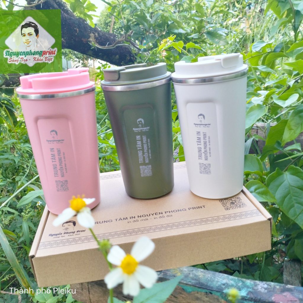 Bình Giữ Nhiệt In Logo Làm Quà Tặng Gia Lai