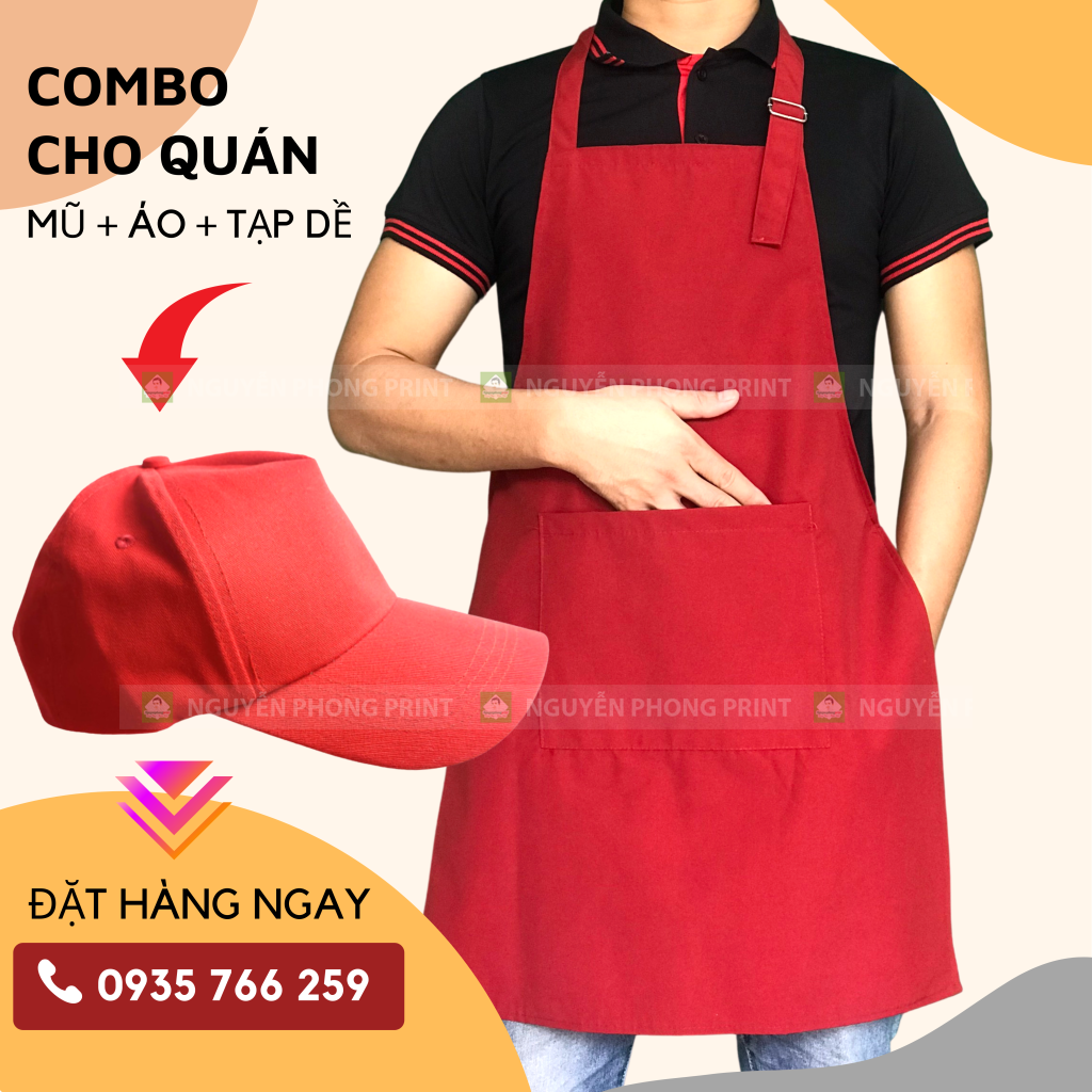 tạp dề bán hàng tại gia lai