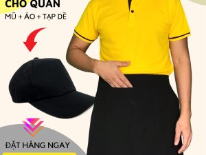tạp dề ngắn gia lai, in tạp dề gia lai giá rẻ