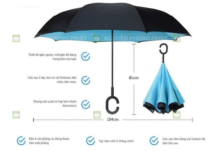 Dù gấp ngược gia lai