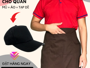 tạp dề ngắn gia lai, in tạp dề gia lai giá rẻ
