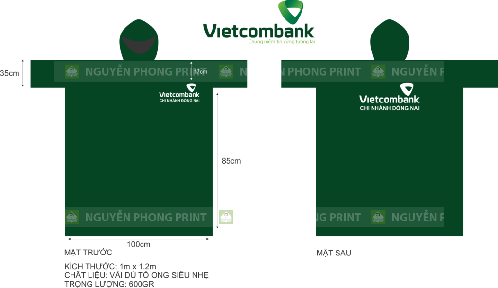 Dịch vụ in áo mưa quảng cáo tại Kon Tum
