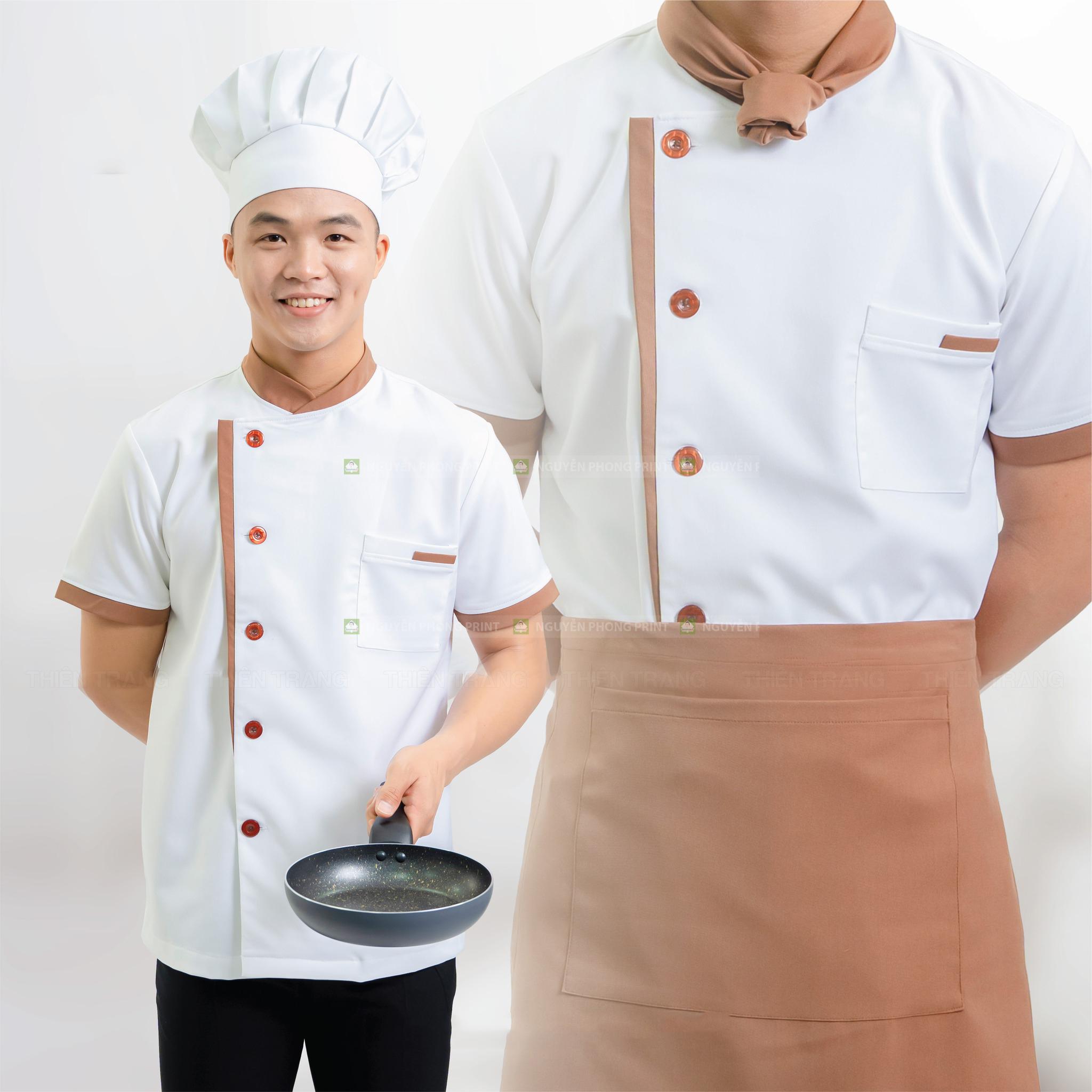 Đồng Phục Bếp Giá Tốt - Mua Áo Đầu Bếp Đẹp tại Gia Lai  Nguyễn Phong Print