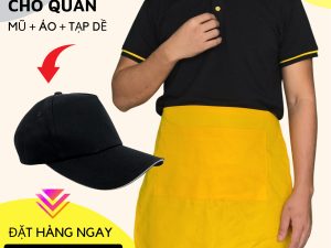 tạp dề ngắn gia lai, in tạp dề gia lai giá rẻ