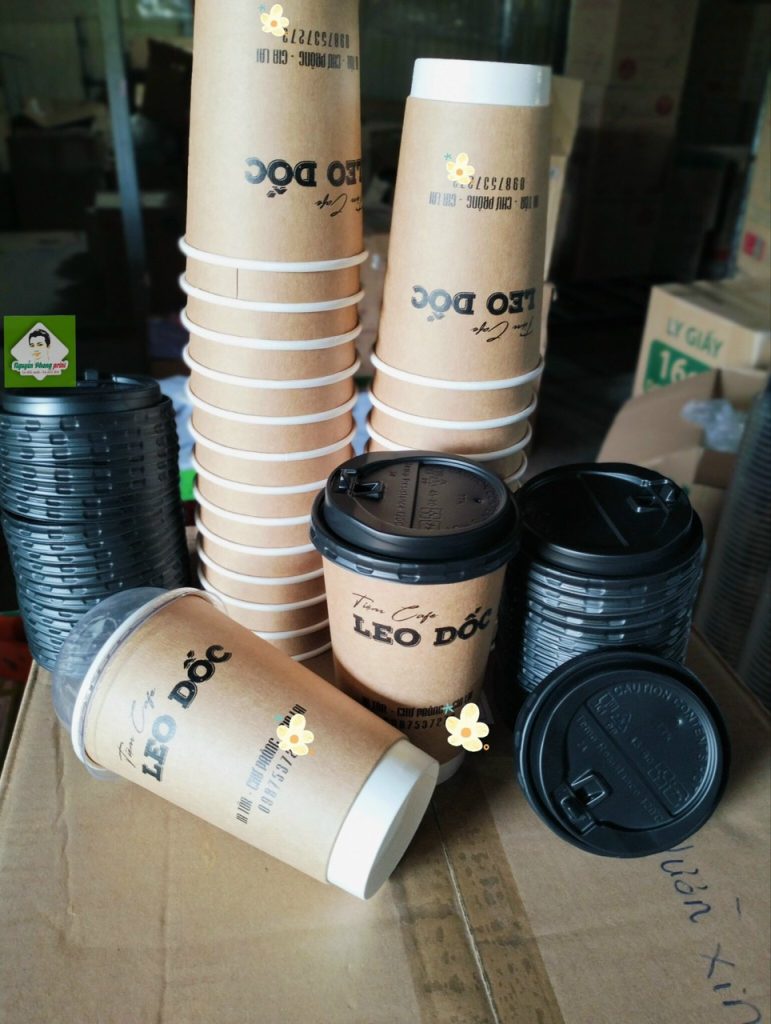 Báo Giá Ly Giấy Kraft 16oz, In Ly Giấy Kraft Gia Lai