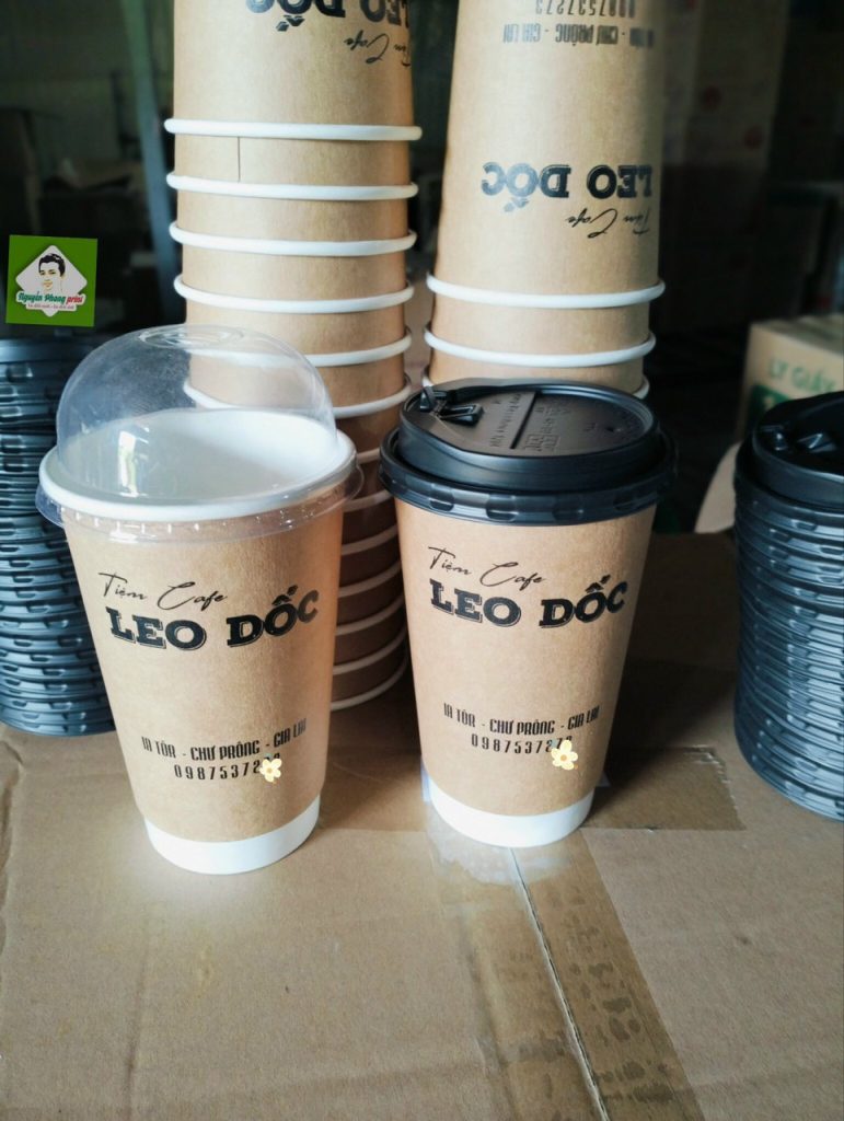 Báo Giá Ly Giấy Kraft 16oz, In Ly Giấy Kraft Gia Lai