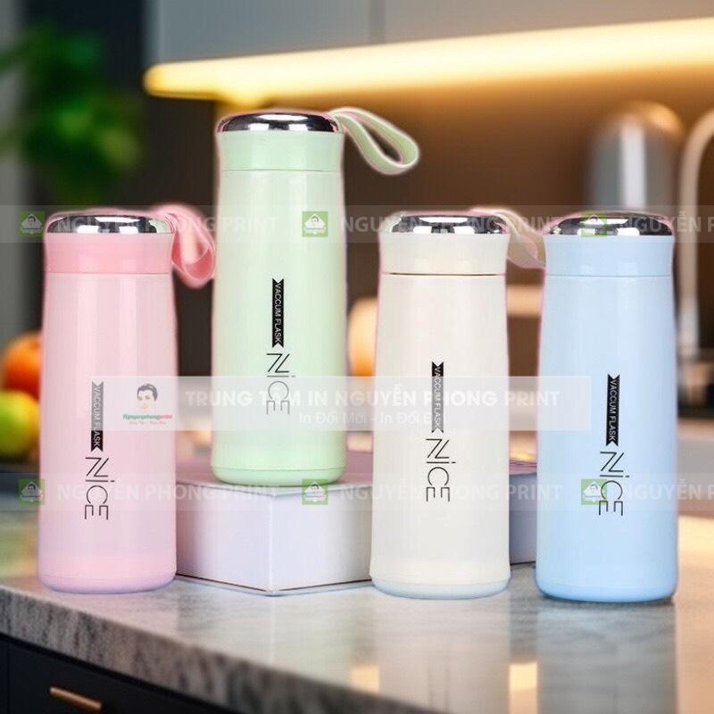 In logo lên bình giữ nhiệt số lượng ít tại Kon Tum - Nguyễn Phong Print