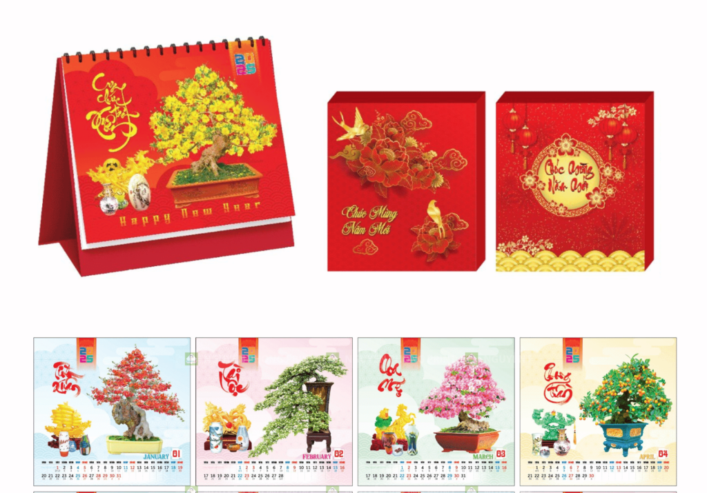 Xưởng In lịch tết tại Pleiku giá tận xưởng