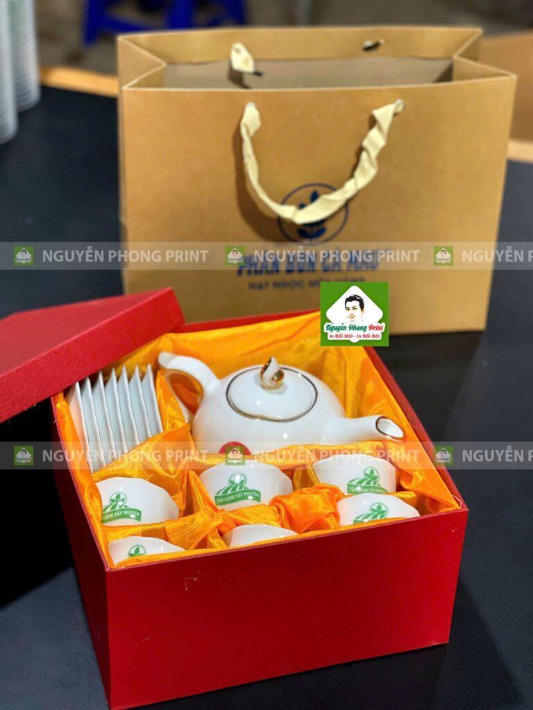 bộ ấm trà quà tặng