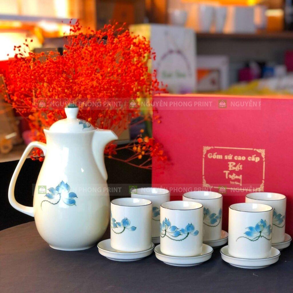 In Bình Trà Gốm Sứ Bát Tràng Giá Xưởng Tại Gia Lai - Top 1