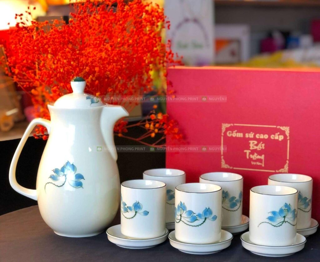 In Ấm chén trà cao cấp tại kon tum