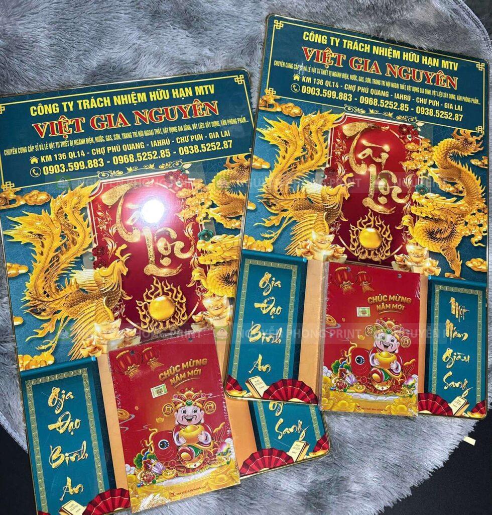 in lịch tết 2025 Gia Lai