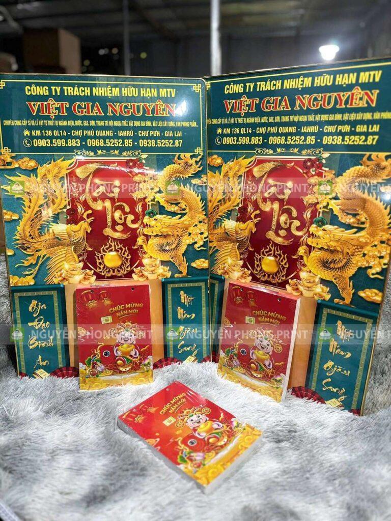 Xưởng In lịch tết Pleiku rẻ đẹp 