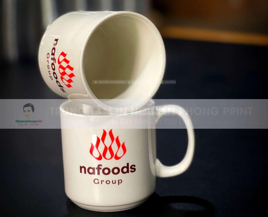 Báo giá ly sứ Pleiku in logo theo yêu cầu