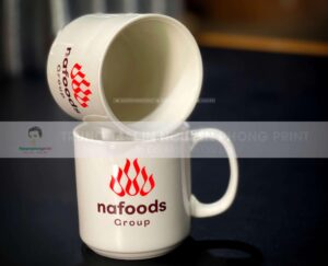 Báo giá ly sứ Pleiku in logo theo yêu cầu