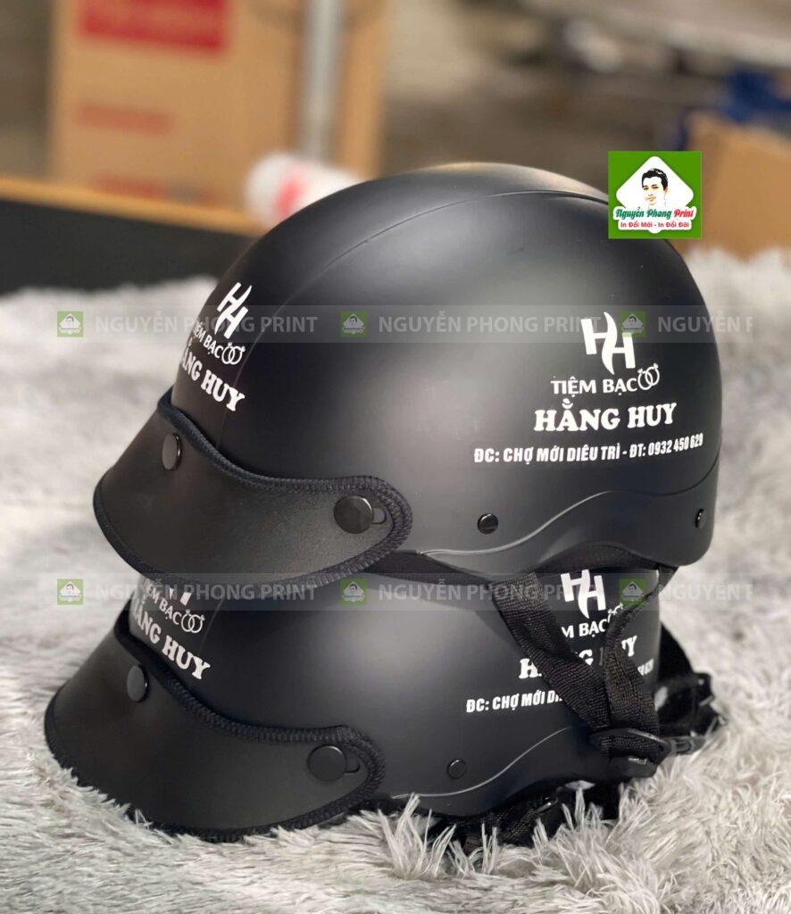 in mũ bảo hiểm quà tặng doanh nghiệp Pleiku