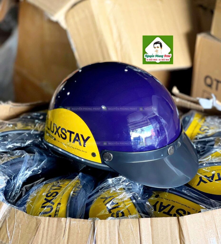 nón bảo hiểm in logo giá tận xưởng
