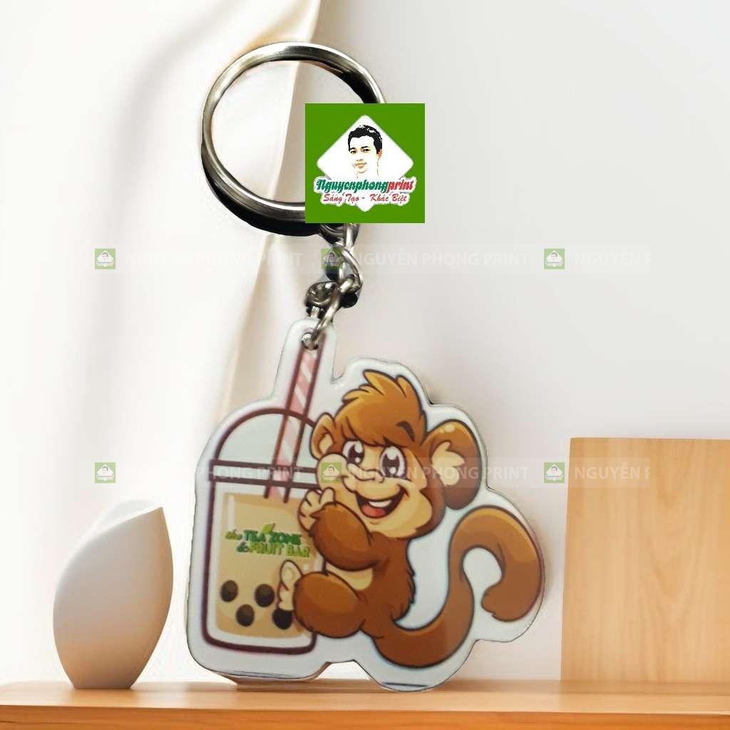 làm móc khóa quán cà phê, trà sữa ở Gia Lai