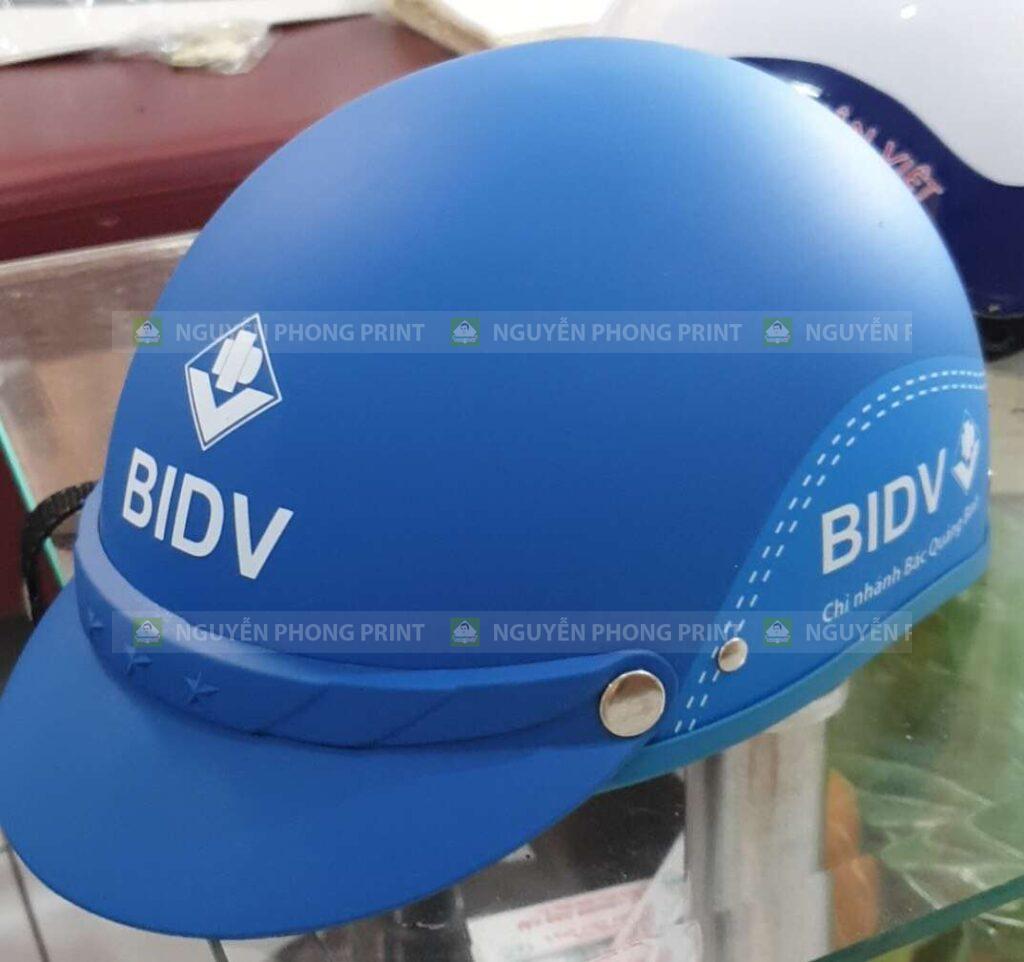 mũ bảo hiểm in logo theo yêu cầu giá rẻ tận xưởng Gia Lai