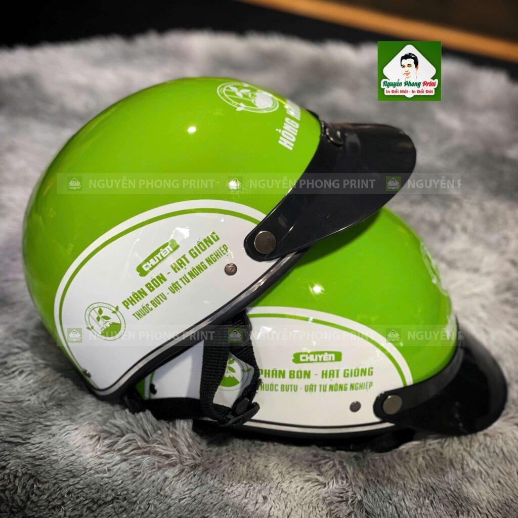 nón bảo hiểm in logo giá rẻ tận xưởng