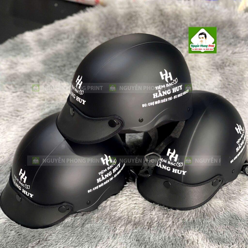 nón bảo hiểm in logo quà tặng