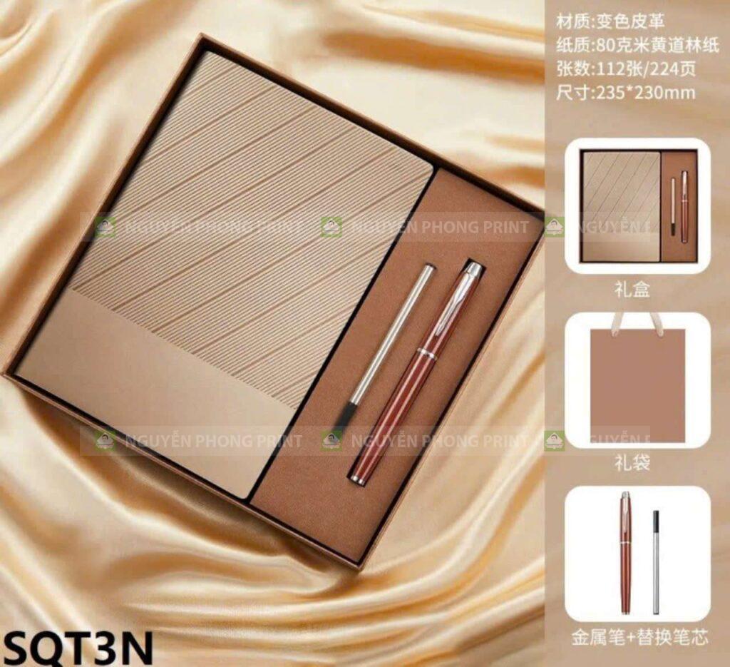 Bộ quà tặng sổ da - bút ký cao cấp tại Kon Tum
