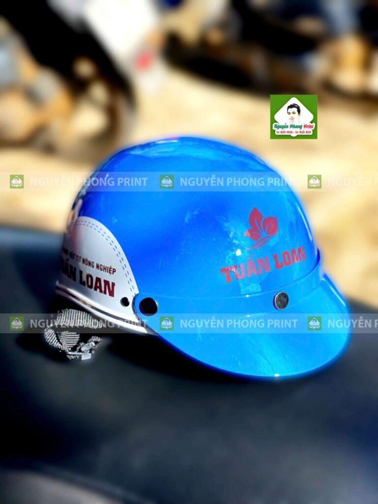nón bảo hiểm in logo giá tận xưởng