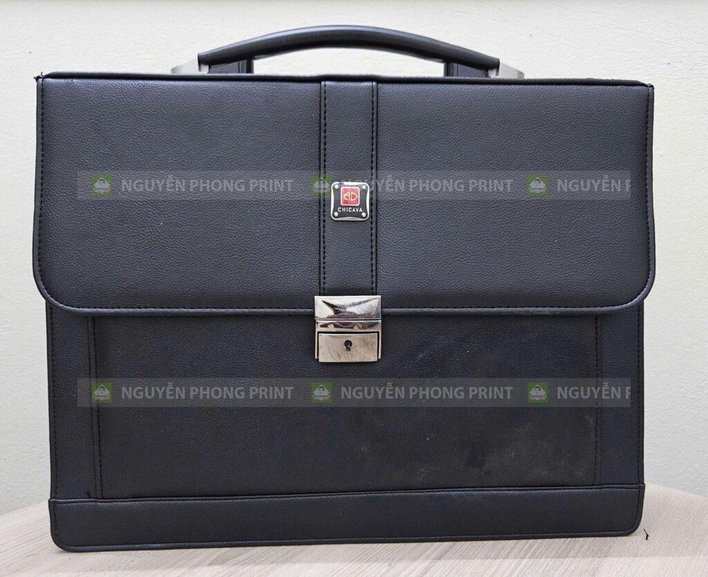 Cặp Da In Logo Gia Lai Quà Tặng Đại Hội Đảng Bộ 2025