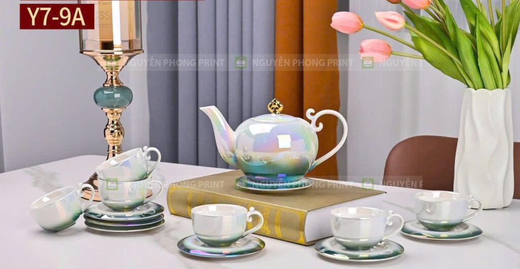 Địa chỉ in ấm chén trà quà tặng khách hàng tại phường Diên Hồng Gia Lai