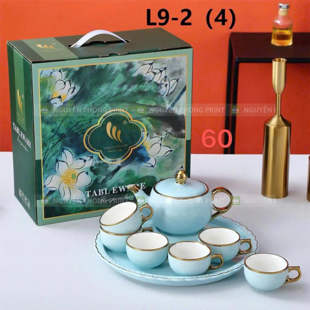 In bộ ấm chén trà cao cấp Kon Tum quà tặng khách hàng