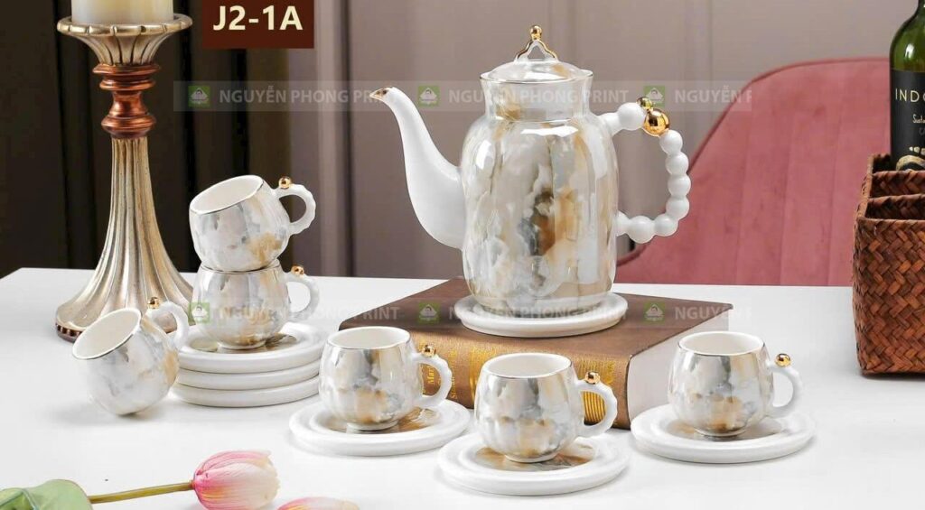 xưởng in bình chén trà cao cấp uy tín ở Gia Lai - Top 1