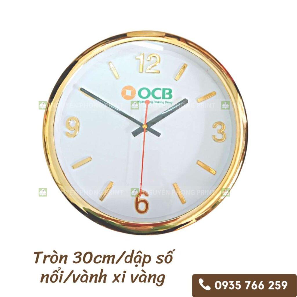 Mẫu đồng hồ treo tường in logo được yêu thích nhất