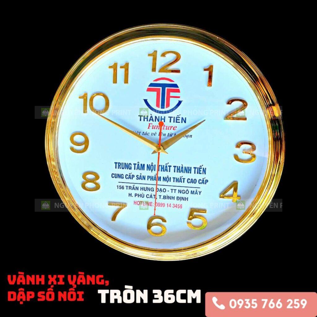 In đồng hồ treo tường làm quà tặng Kon Tum