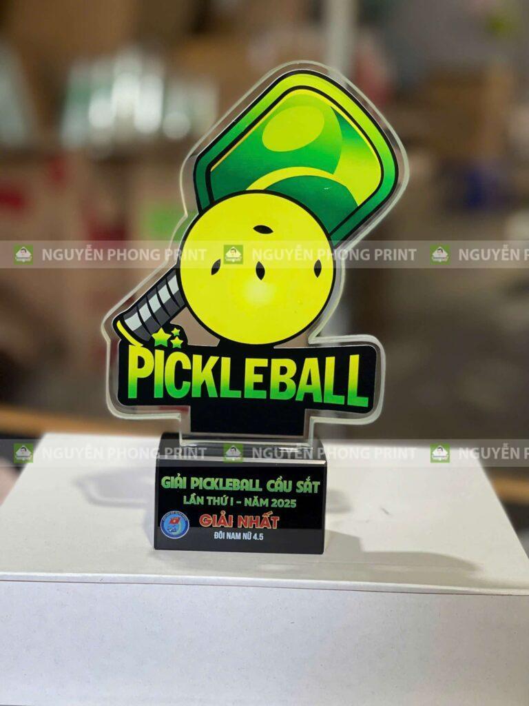 Xưởng in kỷ niệm chương Pickleball đẹp tại Gia Lai