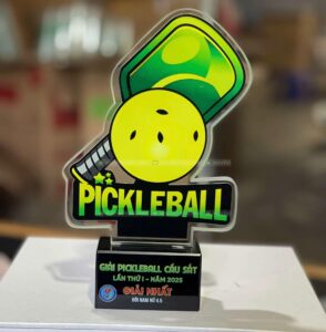 Xưởng in kỷ niệm chương Pickleball đẹp tại Gia Lai