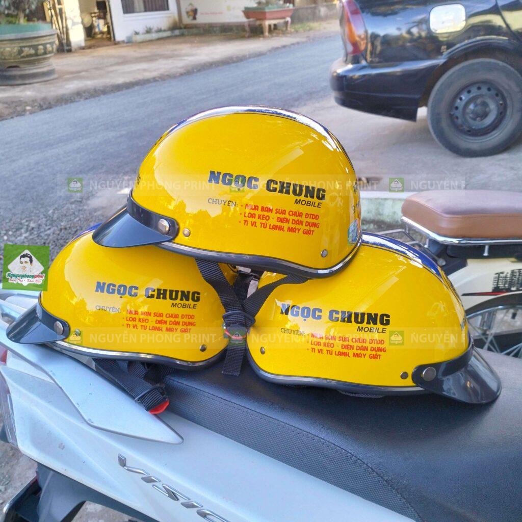 Công ty in mũ bảo hiểm tại Pleiku chính hãng giá gốc