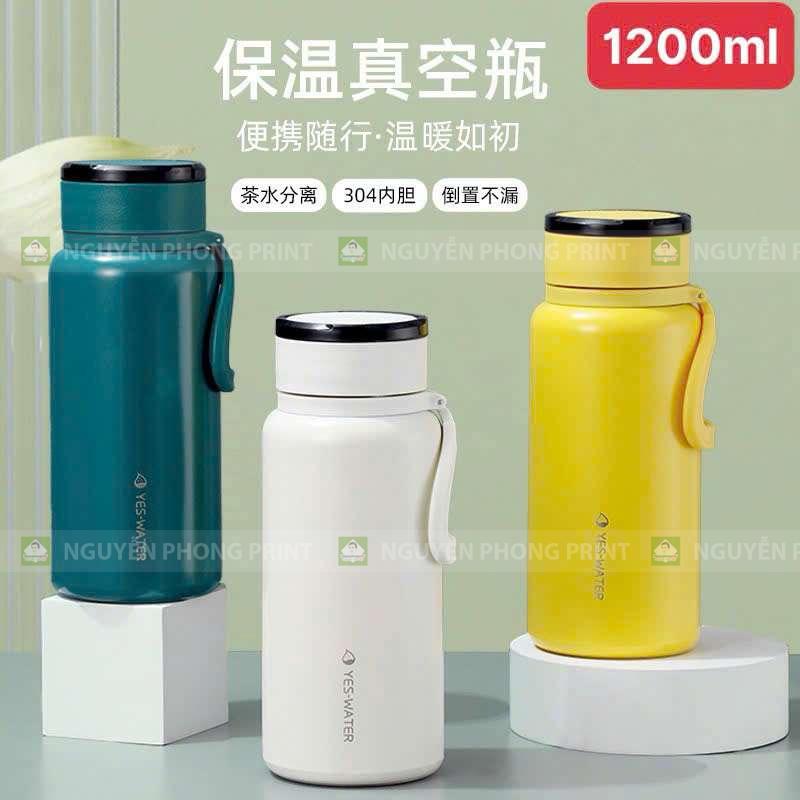 Bình giữ nhiệt in logo quà tặng tri ân khách hàng