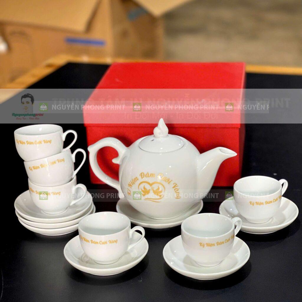 Địa chỉ in ấm chén trà uy tín tại Kon Tum