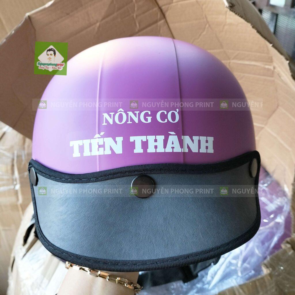 In Nón Bảo Hiểm Quà Tặng Phú Yên Giá Xưởng - Uy Tín Số 1