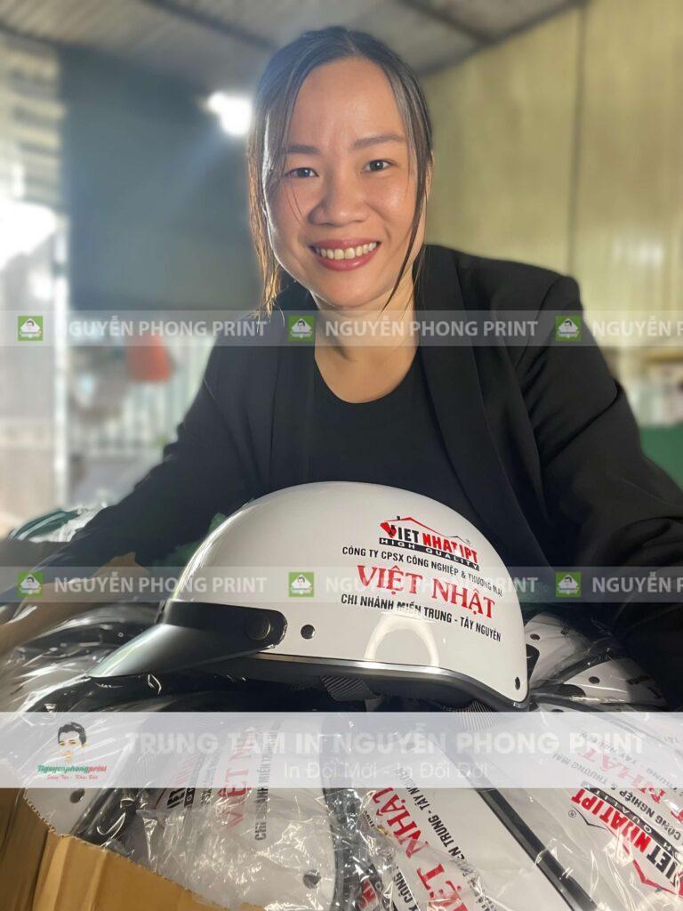 Địa Chỉ In Nón Bảo Hiểm Bình Định Gia Lai Giá Xưởng