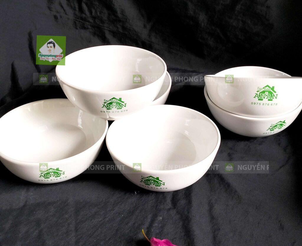 Tô chén Kon Tum in logo theo yêu cầu giá rẻ tận xưởng