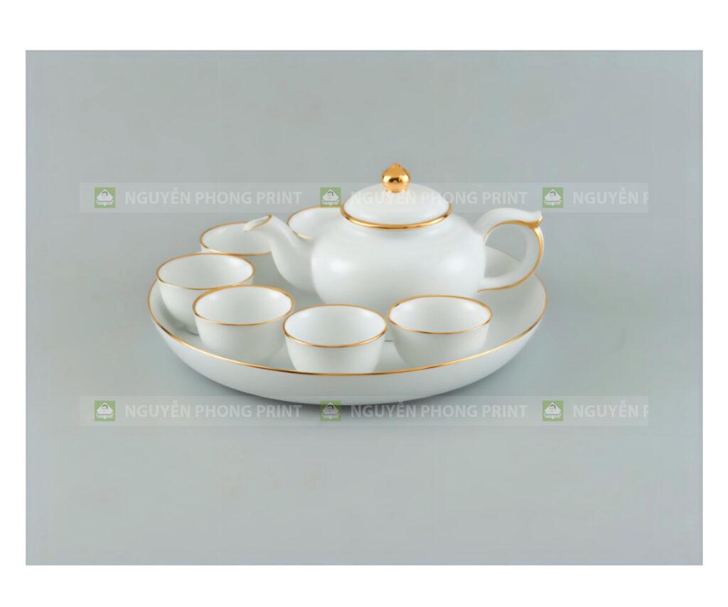 5+Mẫu Ấm Chén Trà Gốm Sứ Minh Long Kon Tum Quà Tặng