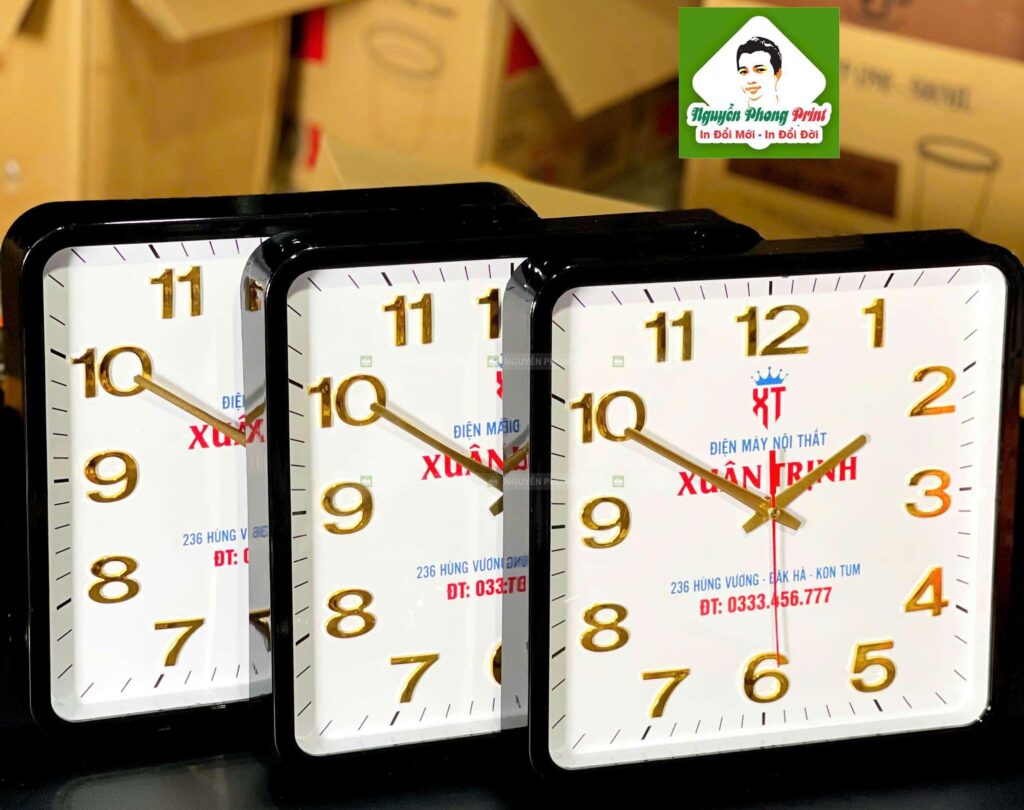 - 10+ Mẫu đồng hồ đẹp tại Kon Tum|In đồng hồ treo tường giá gốc