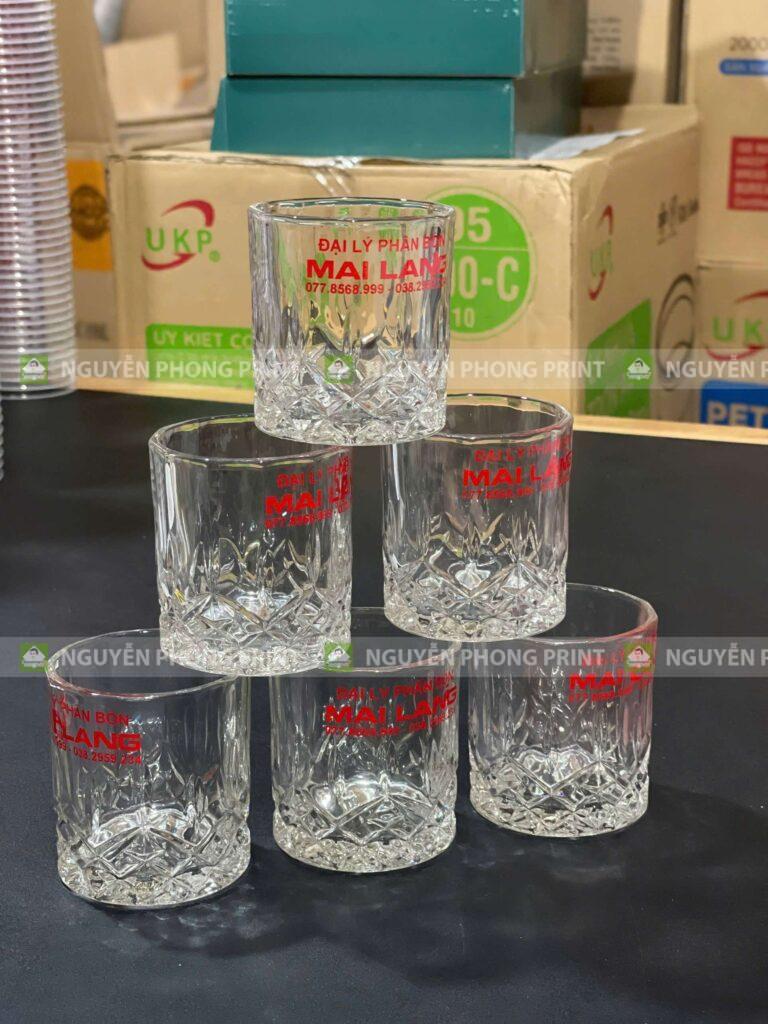 Ly thủy tinh quà tặng tại An Phú