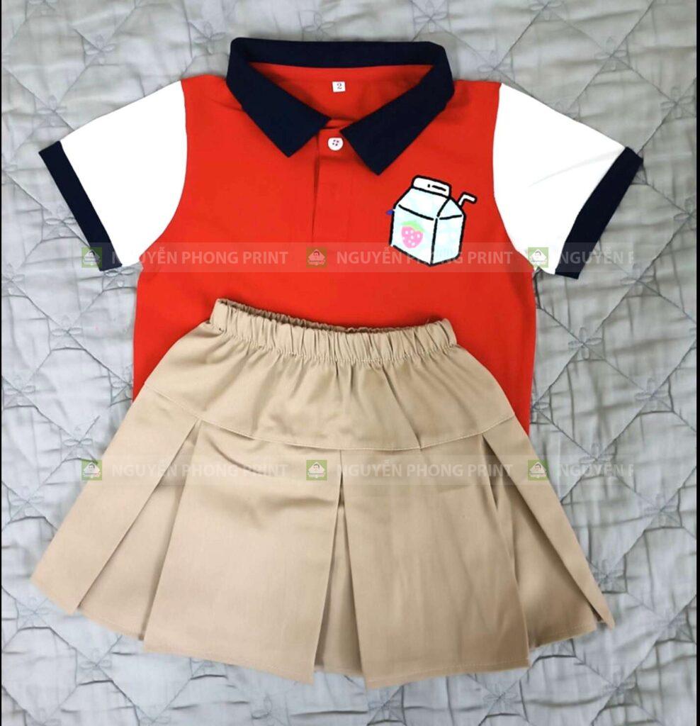 May đồng phục mầm non số lượng ít Kon Tum
